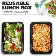 Meal Prep Containers, Leak-Proof Stackable Storage Boxes With Transparent Lids, For Daily Portion Control, Suitable For Storing Meat, Grains, Vegetables And Pre-Prepared Meals - View 3