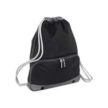 Bagbase Athleisure Drawstring Bag - Black - View 1