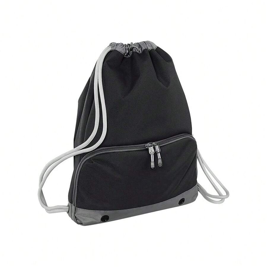 Bagbase Athleisure Drawstring Bag - Black - View 1