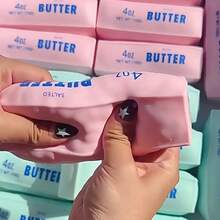 Crispy Butter Stick Squishy Toy - Ultra-Realistic Slow Rebound Silicone Stress Relief Toy, Suitable For Office Desk Pressure Relief And ASMR Sensory Play - Stress Relief Decorative Gift - Multicolor - View 7