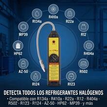 Freon, Halogen, Refrigerant Gas Leak Detector For R11, R22, R134a, R410a, R1234yf, SF6 (HFCs, CFCs, HCFCs And Blends) - Yellow - View 7