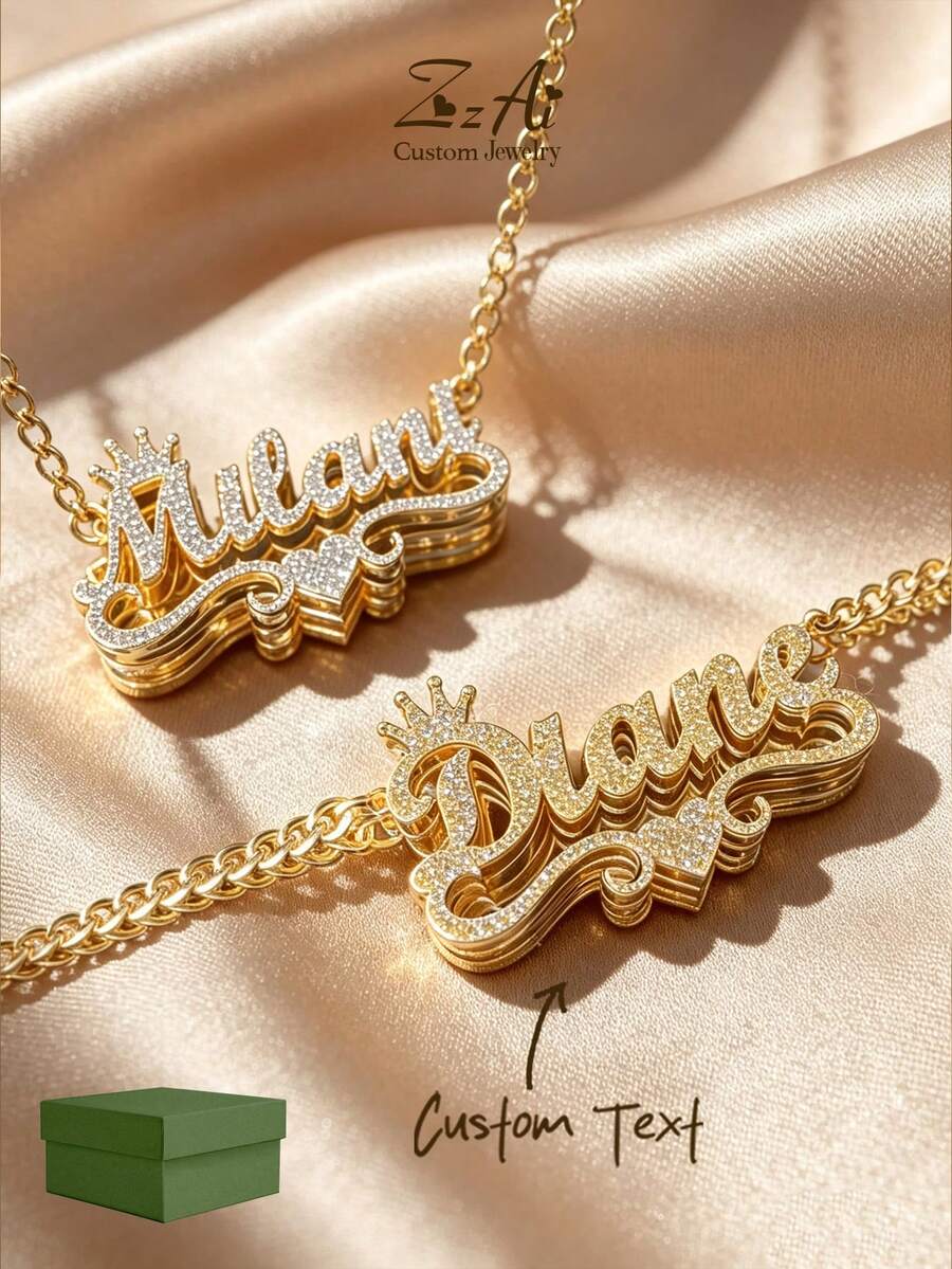[ZzAi Custom]Personalized Custom Jewelry And , Personalized Custom 3D ...