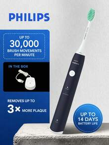 PHILIPS Sonicare HX2431 2000 Series Adult Rechargeable Sonic Electric Toothbrush, Clean & Sensitive Modes, 30,000 Strokes/Min, USB Charging Base, 14-Day Battery Life - Multicolor - View 13