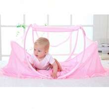 Baby Crib Netting & Accessories - Pink - View 2