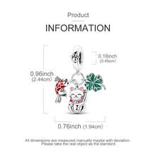 Lucky Japanese Beaded Koi Fish Fan Lucky Cat Pendant Cute Kimono Girl Charm, DIY Bracelet Necklace Making Accessories, Suitable For Vacation And Holidays - Silver - View 10