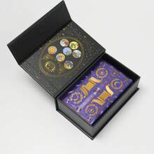 Kartu Tarot Waite Edisi Mewah 78 Kartu Holografik Laser Kelas Kolektor dengan Kotak Penyimpanan Keras dan Buku Panduan - MultiWarna - View 4