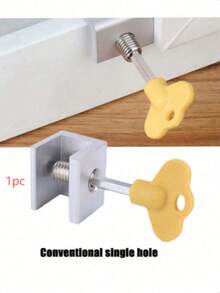 2pcs Heavy Duty Aluminum Alloy Sliding Window Limiters, Adjustable Sliding Door Window Anti-Theft Lock Wedges, No-Drill Sliding Door Lock Child Safety Window Lock High-Rise Anti-Fall Limiters Anti-Theft Safety Lock Buckles, Anti-Pinch, Anti-Theft, Anti-Fall Functions, Suitable For Home Security - Multiple Styles - View 12