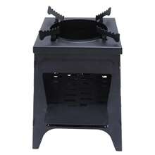 Sturdy Metal Frame, Stable Combustion Chamber For  Outdoor Cooking And Heating - Black - View 4