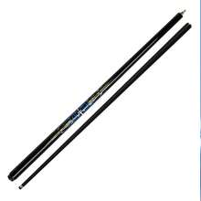 Cyber Lightning Pattern Fiberglass Small Tip Billiard Cue, Glossy Black Blue Gold Gradient Butt, Strong Tech Appearance. Front Shaft Made Of High-Strength Fiberglass One-Piece Molding, Tough And Durable, Resistant To Deformation And Moisture. Three-Tooth Stainless Steel Quick-Lock Joint. 10mm Green Multi-Layer Cowhide Tip For Precise Ball Control. 1/2 Split Portable Design, High Cost-Performance Small Tip Cue For Beginners And Daily Practice. - 094 Cyber Lightning Pattern (10mm) - View 4