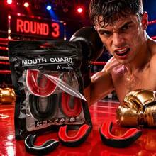 4-Piece Adult Sports Mouth Guard Set - Essential Protective Gear For Hockey, Basketball, Karate, Football And Boxing | Comprehensive Dental Protection, Suitable For Combat And Sports Activities - Multicolor - View 2