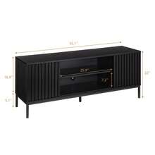 Television Stands & Entertainment Centers - Black - View 2