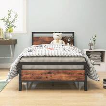 Bed Frames - 棕色 90*200厘米 - 查看 3