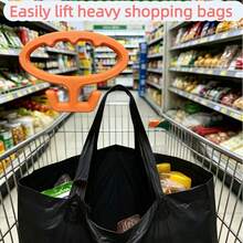 1 buah Alat Pegangan Tas Belanja Cetak 3D, Alat Bawaan Ergonomis Hemat Tenaga, Pegangan Anti-Tali yang Kuat, Memudahkan Membawa Tas Belanja - MultiWarna - View 3