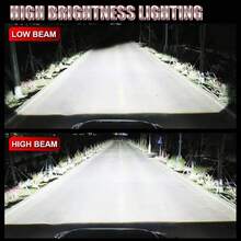 HYNBYZJ 2PCS 360 H4 LED Car Headlight Bulb Canbus H11 9005 9006 Light For Car Turbo Mini Size H11 H7 LED HeadLamp 12V Wireless With Fan - A - View 7