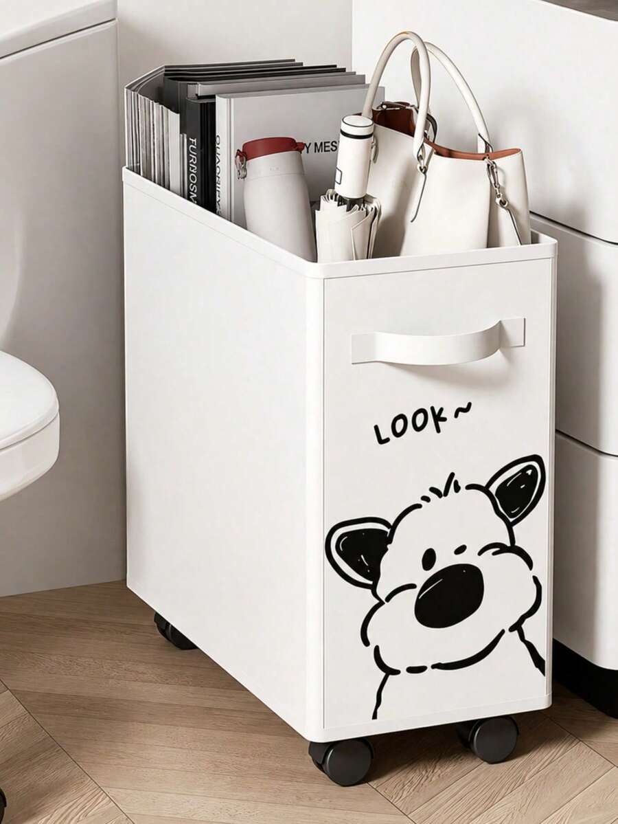 Office Storage Cart - White Puppy - View 1