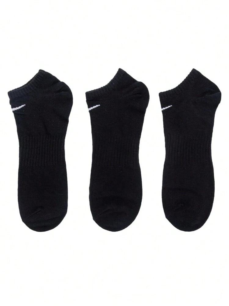 Nike Unisex Socks 2026 New DRI-FIT Training Sports Fitness Support Soft Comfortable Breathable Crew Socks 3-Pack SX7678-010 - Black - View 1