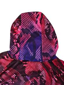 2026 New Men's Gradient Camouflage Hooded Long-Sleeve Sun Protection Shirt With Integrated Face Mask-Breathable Outdoor Shirt For Fishing And Cycling - Blue - View 5