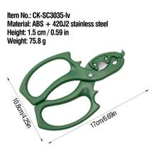 1pcFloral Scissors, Garden Pruners, 420J2 Stainless Steel Sharp Blade, ABS Handle Multi-Color Flower Arranging Scissors, Flower Shop Plant Pruning Branch Cutting Bonsai Fruit Picking Home Gardening Hand Tools - 1pc Floral Scissors - View 8