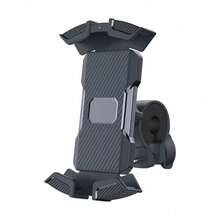 Quick Install Bike Handlebar Phone Mount With Anti Slip Silicone For Motorcycles Scooters And All Smartphones Up To 7.2 - Black - View 12