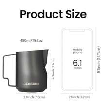 Milk Frothing Pitcher & Milk Frothers - Matte White - View 4