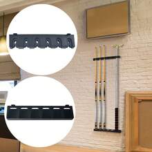 Pool Cue Rack Wall Mounted Hanging 6 Cues Stick Holder Stand Snooker Organizer J - UK-l416701 - View 3