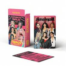 92pcs KATSEYE Mini 3rd Album WILD Star K-POP Merchandise LOMO Collectible Cards, Suitable For Decorating Photo Albums Or Room Photo Walls, Holiday Gifts, Celebrity Holographic Cards, Party Supplies, Celebrity Card Collection, Halloween And Christmas Gifts, Boxed High-Definition Celebrity Photo Cards, Collectibles, Small Gifts - A - View 11