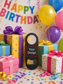 Personalized Bottle Opener, Customized Stainless Steel Flat Bottle Opener, Can Customize Your Desired Image, Logo, Text, Name, Party Gift, Suitable For Beer, Soda Water, Etc., Perfect For Kitchen, Bar Or Restaurant Use, Exquisite - Multicolor - View 3