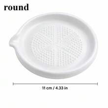 1pc Multi-Function Ceramic Food Grinder, Manual Potato Masher, Suitable For Ginger, Garlic, Carrot, Kitchen Tool - Multicolor - View 8
