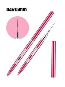 Set Kuas Nail Liner Matte untuk Desain Nail Art, Pena Gambar Pita Garis Detail Halus Panjang Profesional, Alat Manikur DIY - MultiWarna - View 9