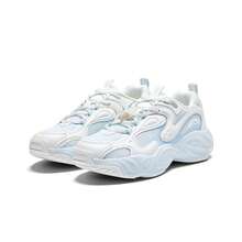 XTEP New Casual Thick-Sole Platform Versatile Women's Sneakers - White/Blue - View 4