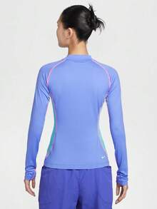Nike Women's AS W ACG WILDSEE BSLYR LS TOP Long Sleeve Knit Collarless T-Shirt TIO0231-570 - Lilac Purple - View 2