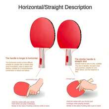 2pcs Table Tennis Paddle Set, Includes 3 Table Tennis Balls And Portable Storage Bag, Durable Wooden Table Tennis Paddle Set, Suitable For Beginners Indoor And Outdoor Training, Family Sports Game Accessories - Multicolor - View 6