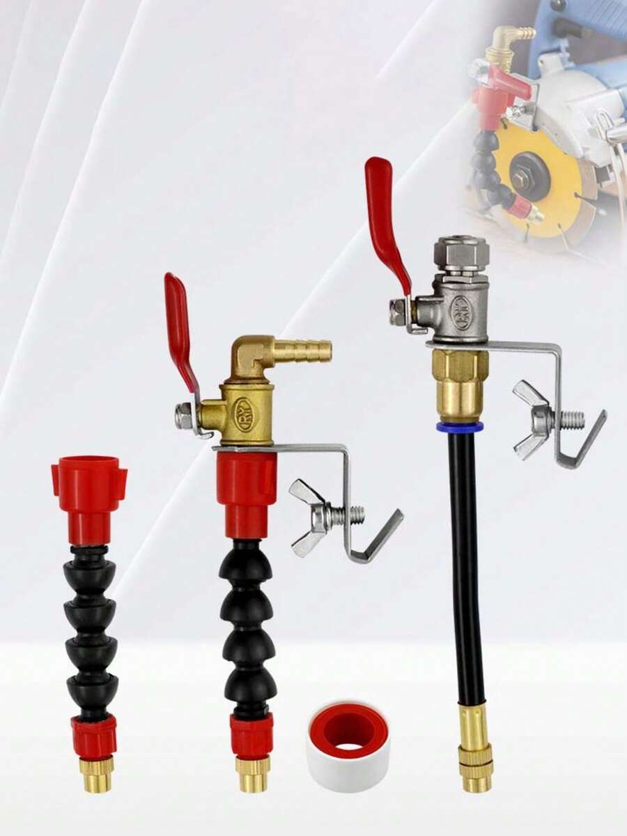 系統噴嘴冷卻液噴霧除塵水噴槍，適用於大理石瓷磚切割機、角磨機切割機