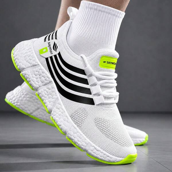 Tênis Masculino Esportivo Academia New Saymon Fast Original Yy3 Leve Confortável Lançamento Barato Tenis colorido