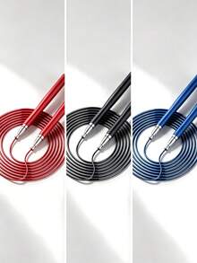Speed Jump Rope, Universal‑Shaft Steel Wire Jump Rope, Professional Fitness Steel Wire Skipping Rope, Aluminum Alloy Handles For Men & Women, Suitable For Teenagers, Home, Outdoor, Park, School And Competition Use - A - View 1