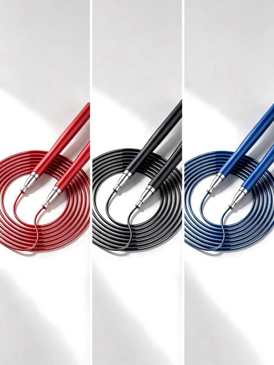 Speed Jump Rope, Universal‑Shaft Steel Wire Jump Rope, Professional Fitness Steel Wire Skipping Rope, Aluminum Alloy Handles For Men & Women, Suitable For Teenagers, Home, Outdoor, Park, School And Competition Use - A - View 1
