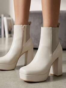 Women Ankle Boots & Booties - White - View 2