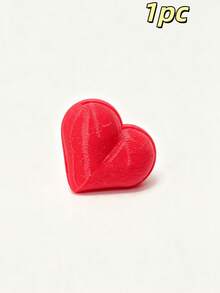 1/10/20pcs 3D Solid Heart-Shaped Desktop Photo Holder, Red Heart Photo Base, Stable Support, Postcard, Small Card, Minimalist Cute Style Desk Organizer, Valentine's Day Romantic Home Decor Ornament - Heart - View 11
