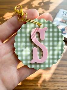 Personalized Acrylic Name Bag Tag, Customized Backpack Name Charm/Keychain, School Bag Charm, Lunch Box Label, Mommy Bag Tag, Boys & Girls Initial Keychain, Back To School Gift, Christmas, Birthday Gift, Unique Gift, Bag Jewelry - C-name Keychain - View 3