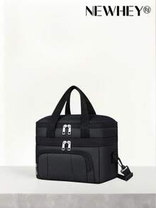 NEWHEY Men's Lunch Boxes Double Compartment Insulated Lunch Bags Lunch Bags Reusable Thermal Lunch Boxes For Adults Large Capacity Drip-Proof - Multicolor - View 10