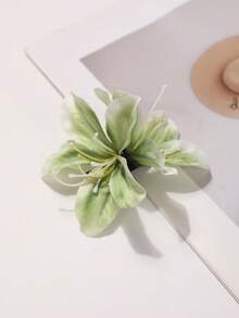 1pc Handmade Petal Fashion High-End Hair Clip - 66253 Green - View 5
