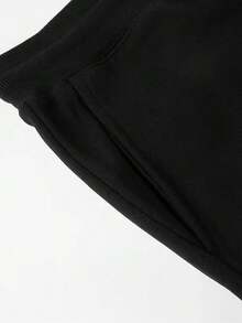 Celana Panjang Pria Vans, Celana Panjang Slim Fit Kasual Sporty Sederhana, Celana Olahraga Nyaman VN000P34BLK - Hitam - View 3