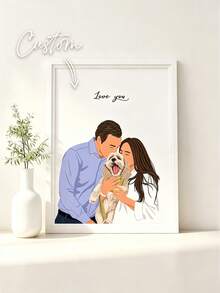 Custom Framed Printing - Personalized Family Photo Movie Wedding - Valentine's Day Decor, For Mother's Day, Birthdays, Father's Day, Graduation, Housewarming Home Decor, Personalized Gift, Aesthetic Home, Anniversary, Japandi Style - Multicolor - View 7