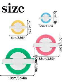 5/1pc Pom‑Pom Maker Set,Plush Toy Ball Make, Knitting Tool Set, DIY Handmade Woolen Ball Knitting Needle Craft, Including Thread Scissors And Scissors,Weaving Tools, DIY Crafts, Hat And Scarf Decorations, Pendant Makers - Multicolor - View 11