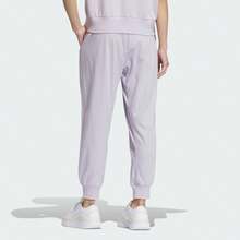 ADIDAS LOUNGE SILKY PT Women's Knitted Cropped Pants - Light Purple - View 3