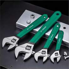Adjustable Wrench Manual Tool Metal Multi-Function Sturdy Portable Large Opening Industrial Grade Suitable For Home Repair Automotive Plumbing 6 Inch-8 Inch-10 Inch-12 Inch - A - View 1