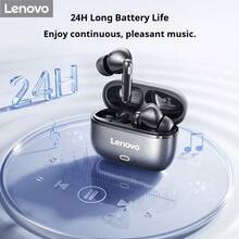 Lenovo EA269 Earbud Nirkabel Bluetooth 5.4, Peredam Kebisingan Panggilan, Tahan Keringat IPX5, Latensi Audio Mode Gaming yang Dioptimalkan, Kontrol Sentuh, Cocok untuk Olahraga dan Gaming Sehari-hari - View 4