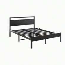Bed Frames - 黑色 120*200厘米 - 查看 6
