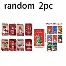 8/4/2 Stück Weihnachtsfeier Geschenkfüllungen Mini Spiralnotizbücher, Schneemann & Weihnachtsmann Muster tragbare Notizbücher, Weihnachtsgeschenkbeutel Füllungen, Weihnachtsstrumpf Füllungen, Weihnachtsdekorationen - Mehrfarbig - Übersicht 16