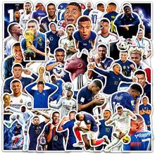 FIFA 50張姆巴佩足球貼紙，10號球衣、獎盃、慶祝與球員圖案，適用於DIY剪貼簿、筆記本、筆電及足球迷 - 彩色 - 查看 9